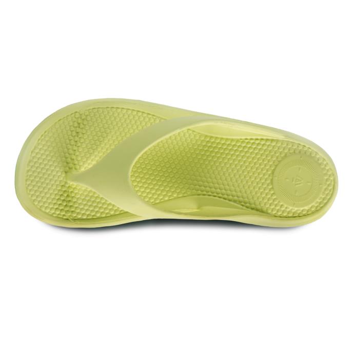 totes SOLBOUNCE Ladies Toe Post Lime Extra Image 4